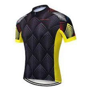 ARSUXEO Men's Cycling Jersey Short Sleeves Mountain Bike Shirt MTB Top Zipper L